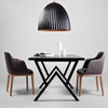 Customform Lampada Plissart L Nero