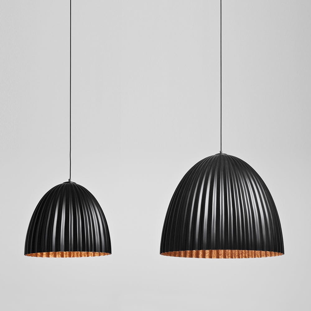Customform Lampada Plissart L Nero