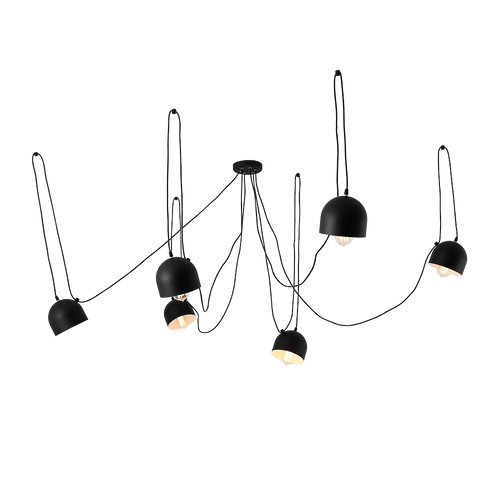 Customform Lampada Popo 6 Nero