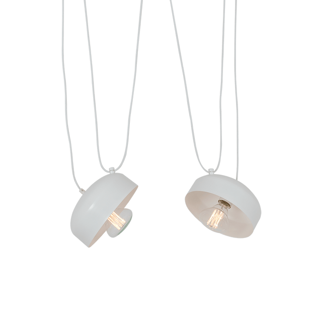Customform Lampada Popo Flat 2 Bianco