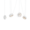 Customform Lampada Popo Flat 4 Bianco