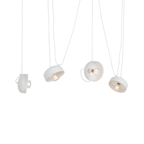Customform Lampada Popo Flat 4 Bianco
