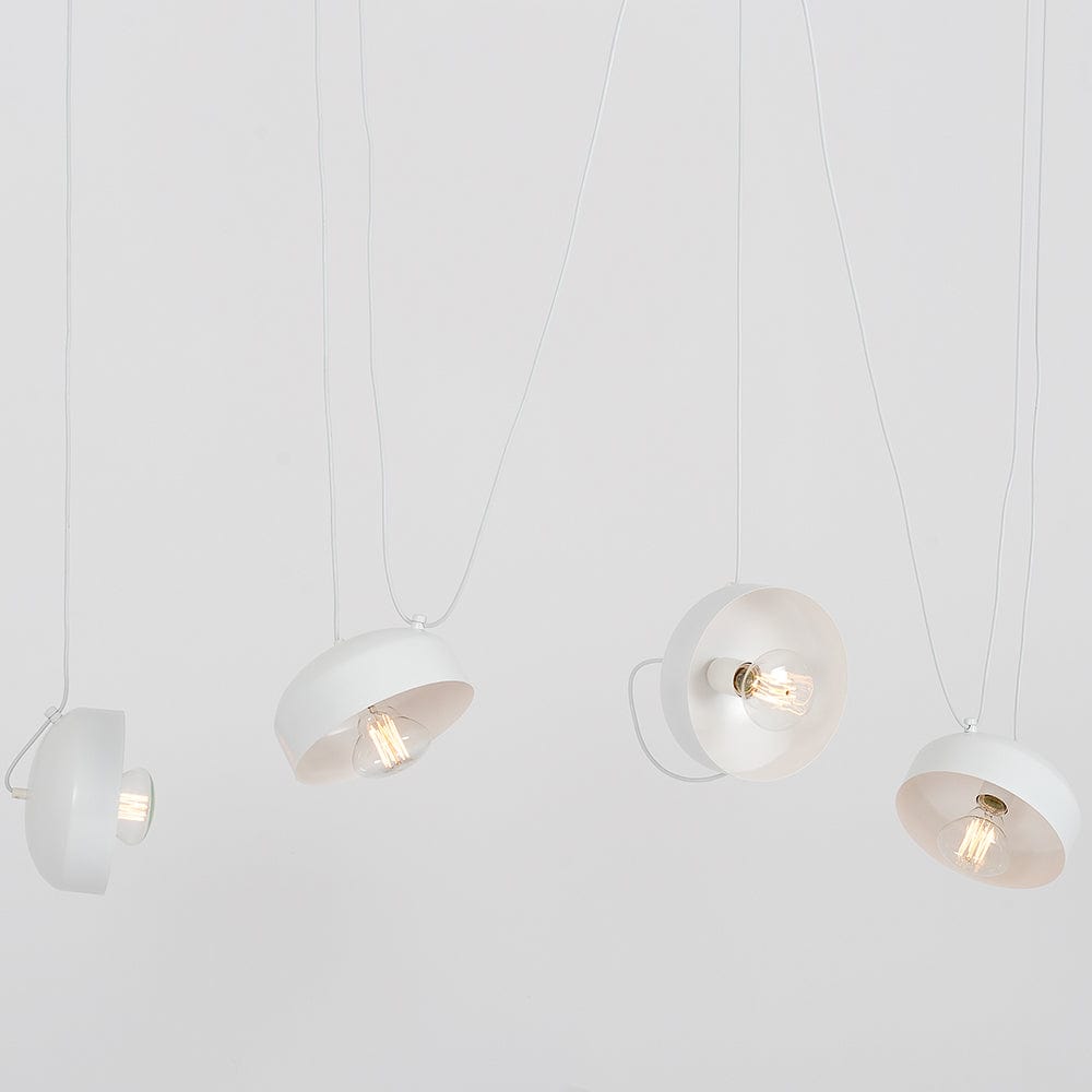 Customform Lampada Popo Flat 4 Bianco