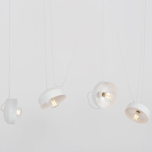 Customform Lampada Popo Flat 4 Bianco