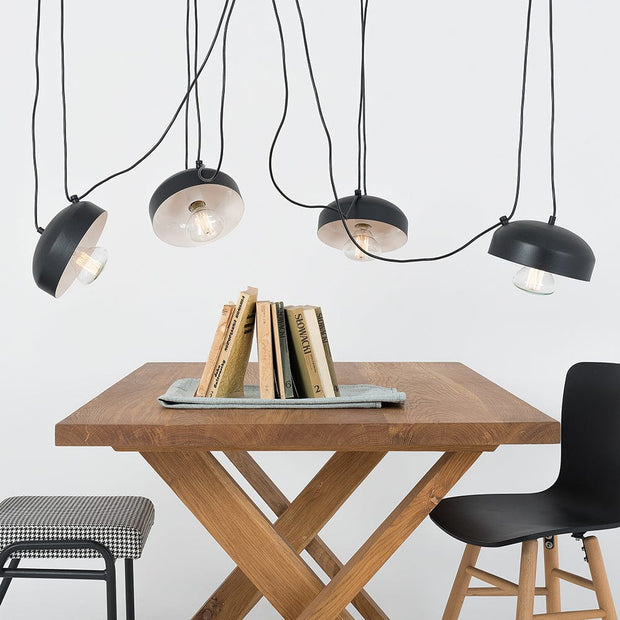 Customform Lampada Popo Flat 4 Nero