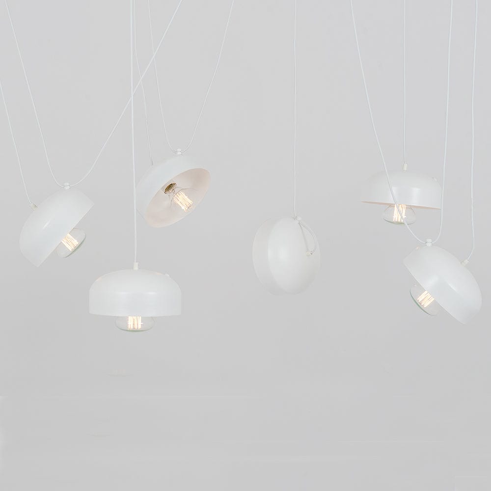 Customform Lampada Popo Flat 6 Bianco