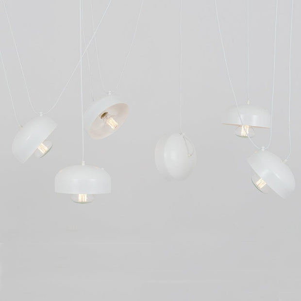 Customform Lampada Popo Flat 6 Bianco