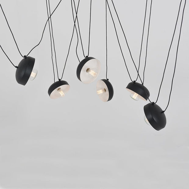 Customform Lampada Popo Flat 6 Nero