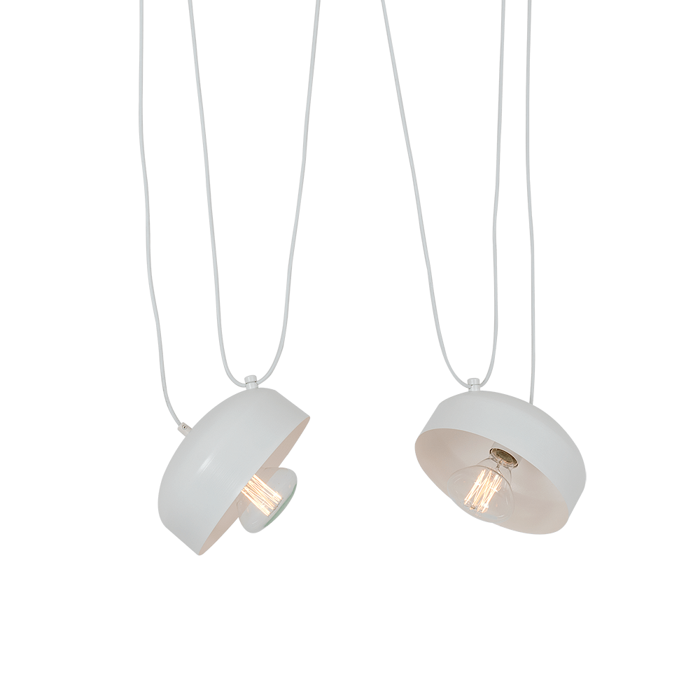 Customform Lampada Popo Flat L2 Bianco