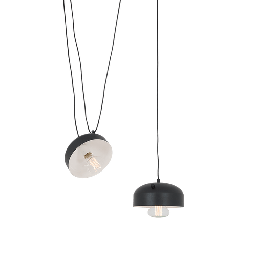 Customform Lampada Popo Flat L2 Nero
