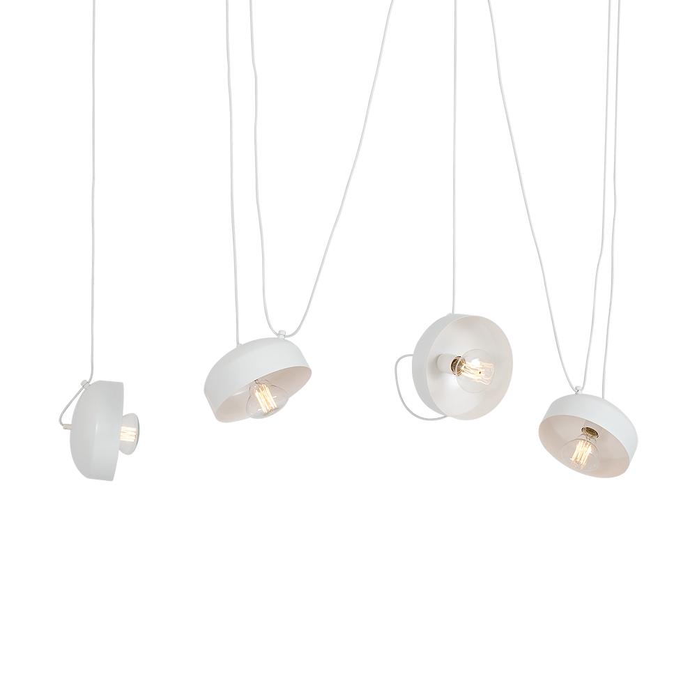 Customform Lampada Popo Flat L4 Bianco