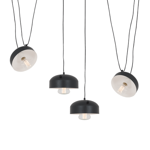 Customform Lampada Popo Flat L4 Nero