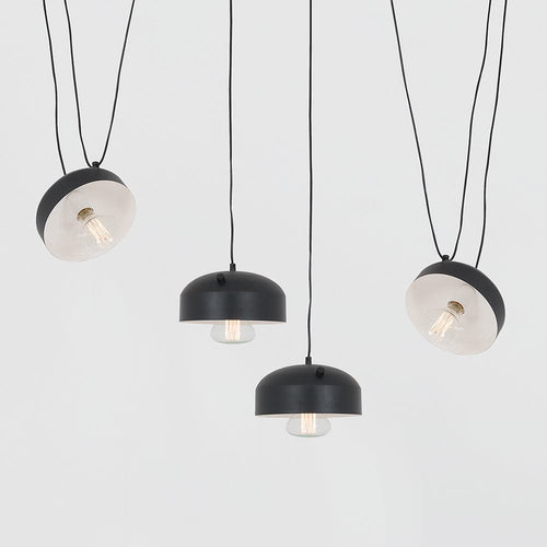 Customform Lampada Popo Flat L4 Nero