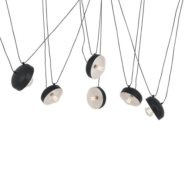 Customform Lampada Popo Flat L6 Nero
