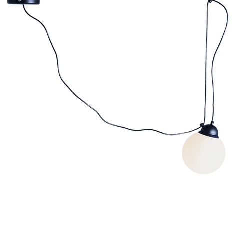 Customform Lampada Popo Glass M1 Nero