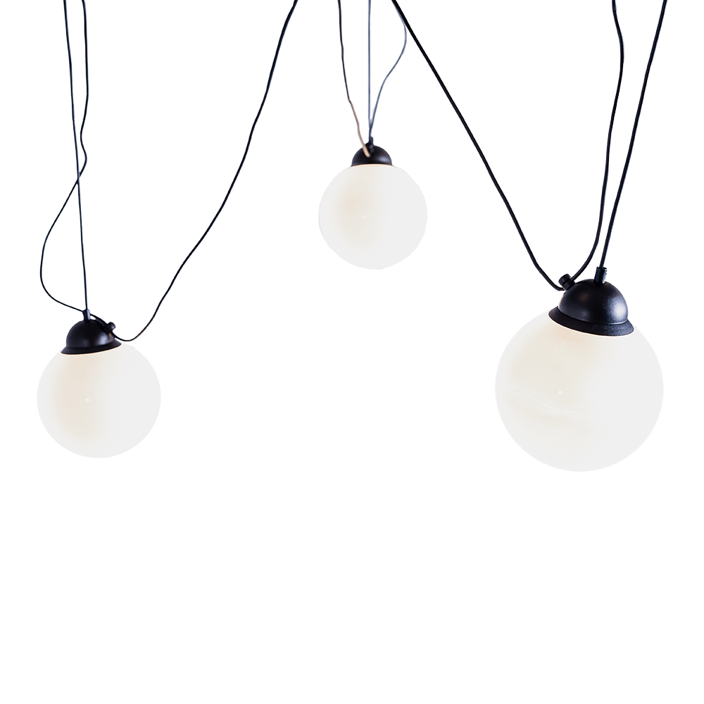 Customform Lampada Popo Glass M3 Nero