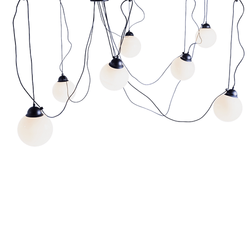 Customform Lampada Popo Glass M7 Nero