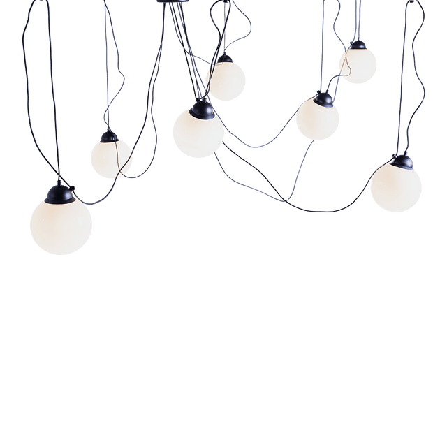Customform Lampada Popo Glass M7 Nero