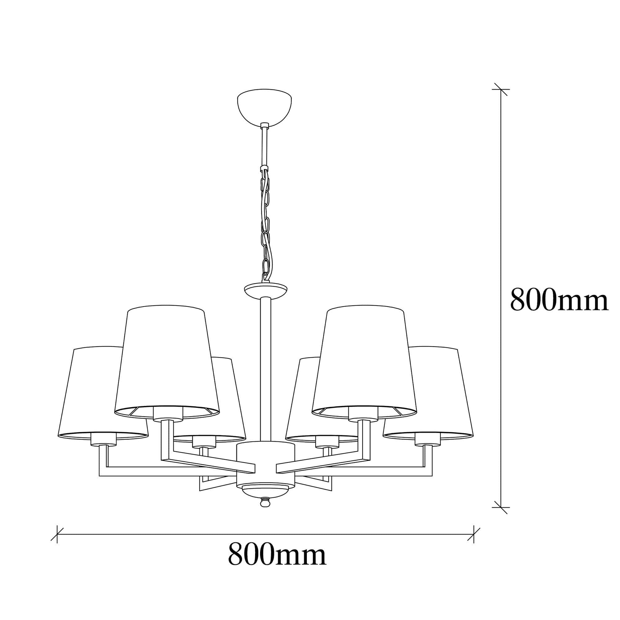 Asir Lampada Profil 4641 Nero
