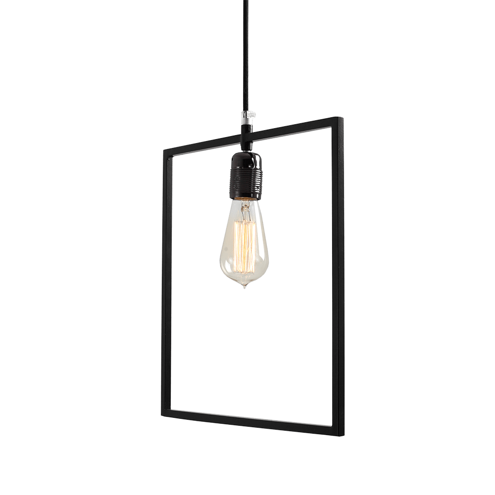 Customform Lampada Quado Nero