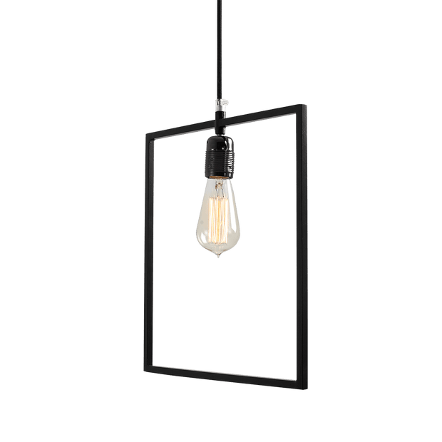 Customform Lampada Quado Nero