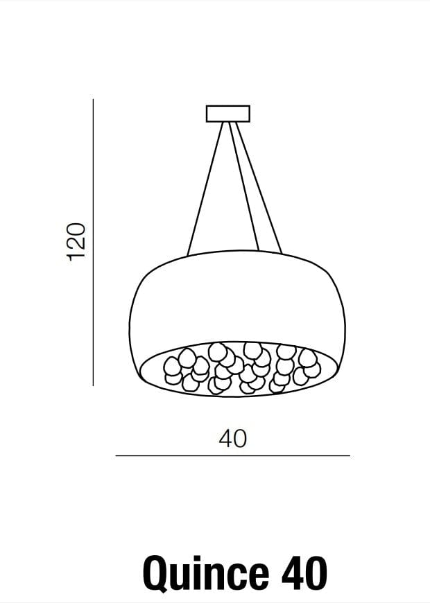 Azzarddo Lampada Quince 40 AZ0701 Bianco
