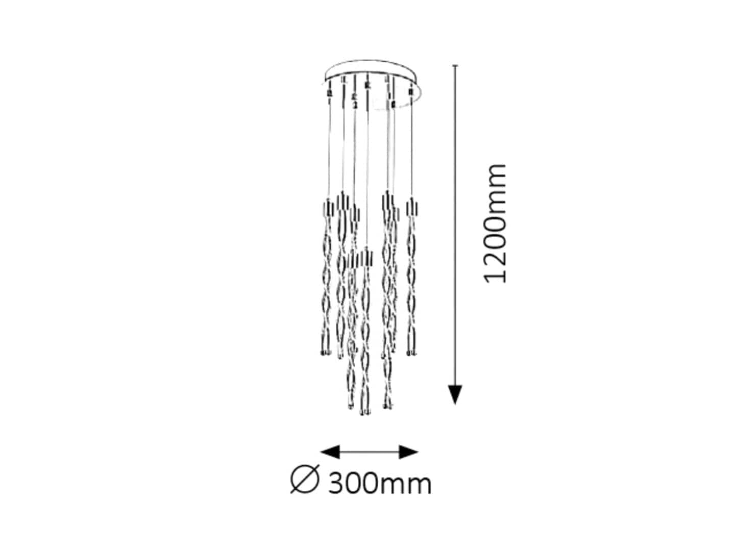 RabaLux Lampada Raina 5766 Cromo