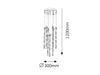 RabaLux Lampada Raina 5766 Cromo