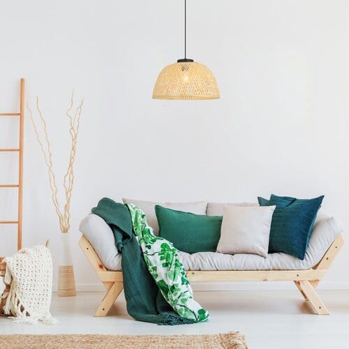 RabaLux Lampada Rattan 72025 Nero