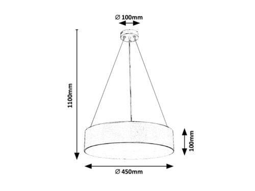 RabaLux Lampada Renata 5084 Bianco