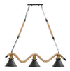Mauro Ferretti Lampada Rope 3 Nero
