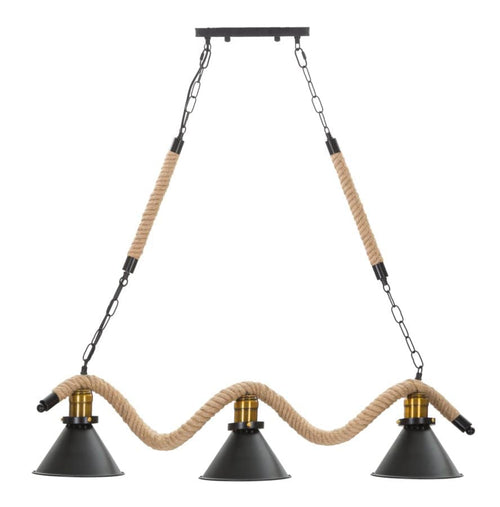 Mauro Ferretti Lampada Rope 3 Nero