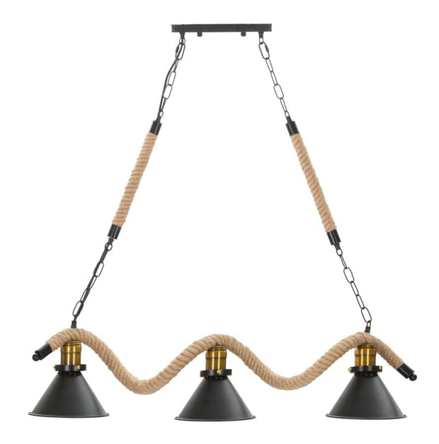 Mauro Ferretti Lampada Rope 3 Nero