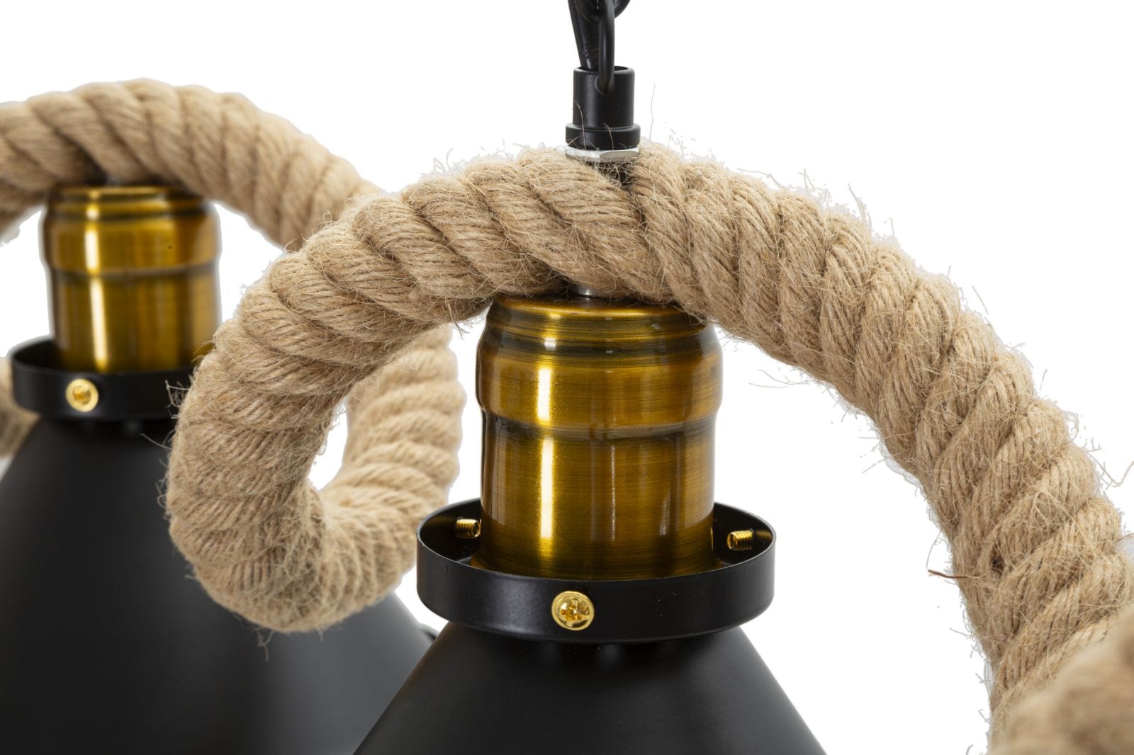 Mauro Ferretti Lampada Rope 5 Nero