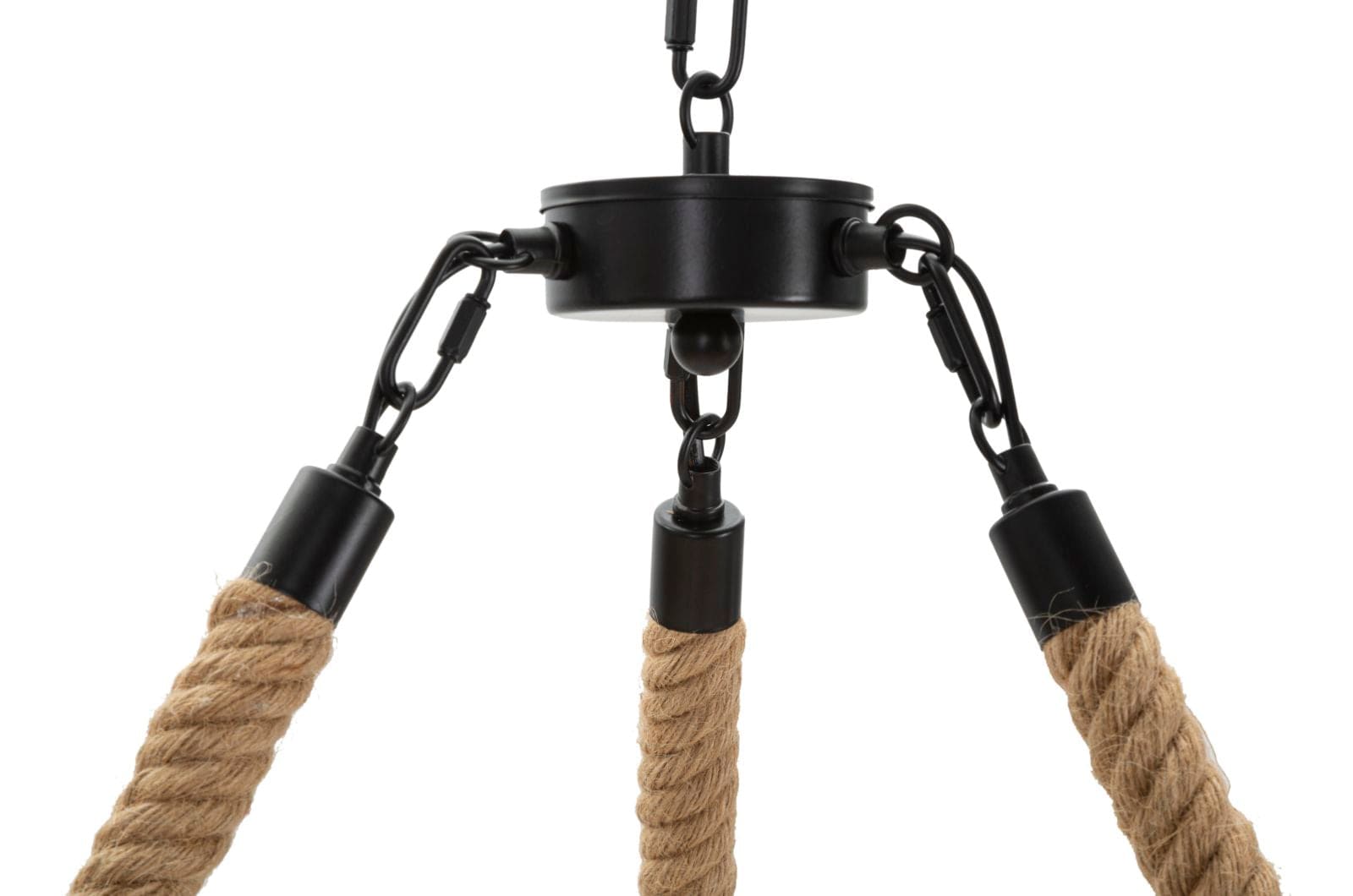 Mauro Ferretti Lampada Rope Circle Marrone