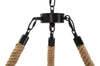 Mauro Ferretti Lampada Rope Circle Marrone