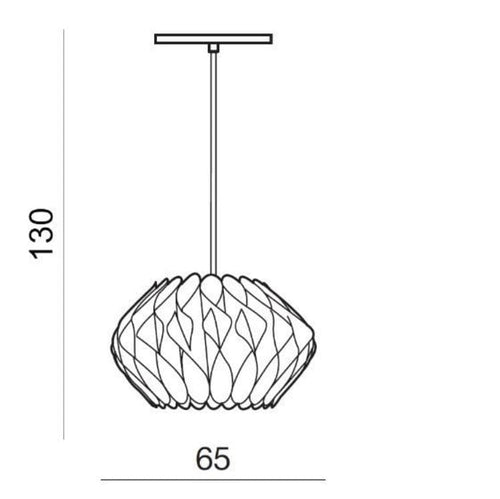 Azzarddo Lampada Ruben L. AZ2383 Grigio