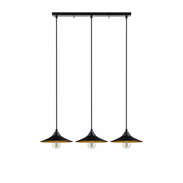 Oyo Lampada Rustik Trio Line Nero