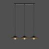 Oyo Lampada Rustik Trio Line Nero