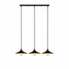 Oyo Lampada Rustik Trio Line Nero