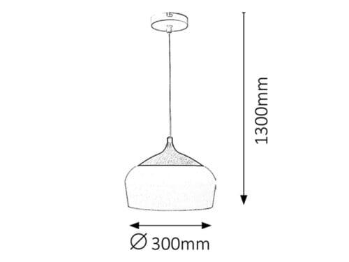 RabaLux Lampada Sadie 2563 Bianco