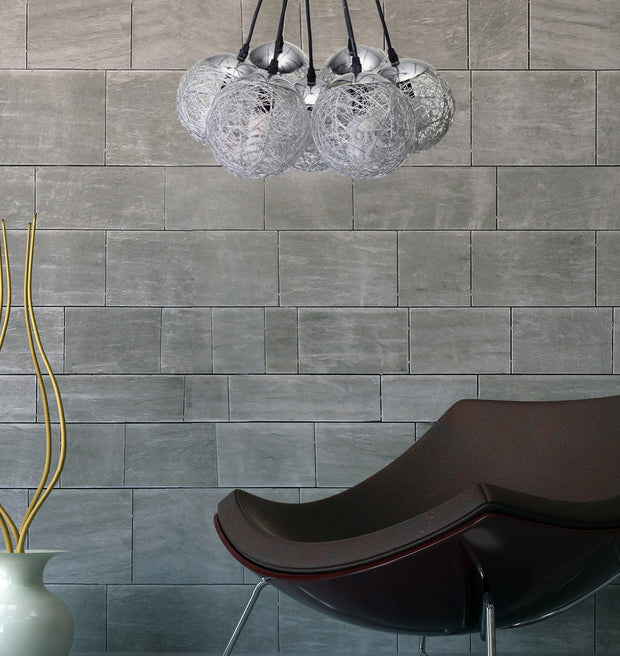 Mauro Ferretti Lampada Saturn 7 Argento