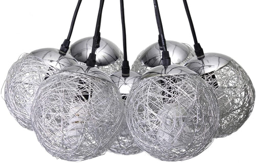 Mauro Ferretti Lampada Saturn 7 Argento