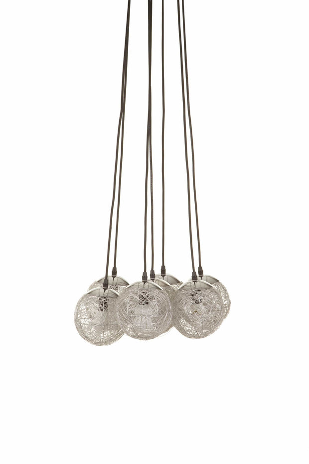 Mauro Ferretti Lampada Saturn 7 Argento