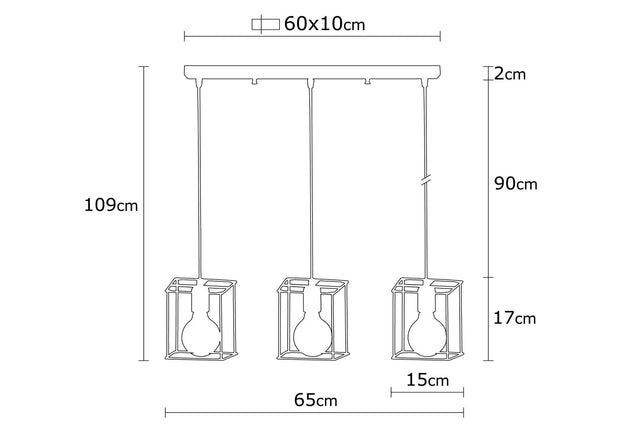 Asir Lampada Selimiye N-1174 Nero