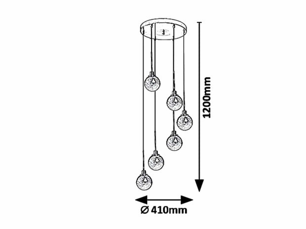 RabaLux Lampada Semira 5004 Cromo