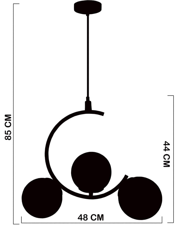 Oyo Lampada Sesa Bianco e Nero