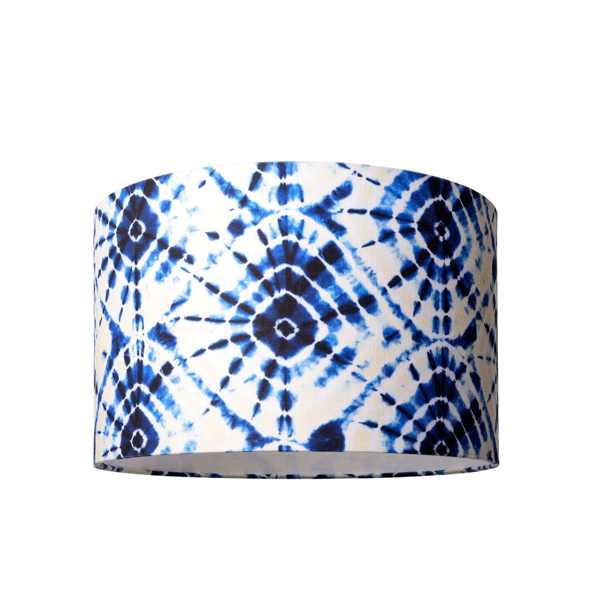 Global Art Lampada Shibori Swirls Blu