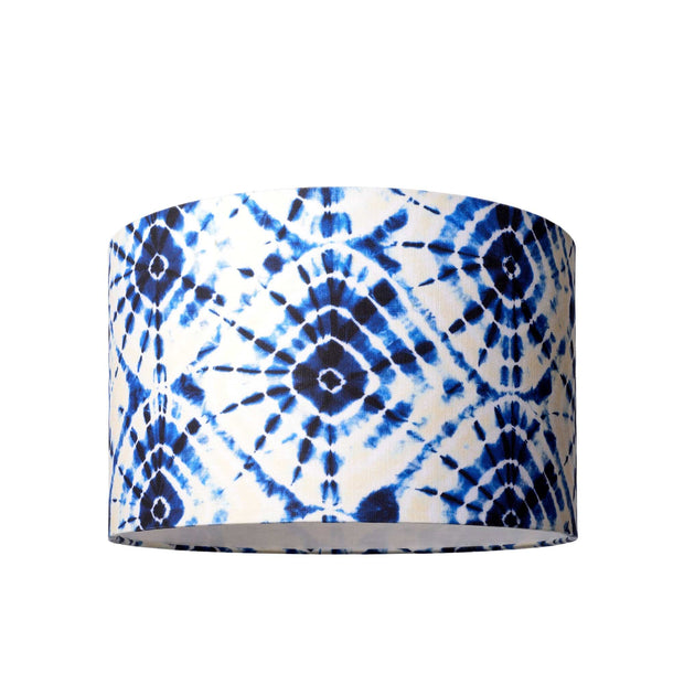Global Art Lampada Shibori Swirls Blu