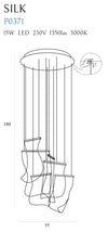 Maxlight Lampada Silk P0371D Cromo